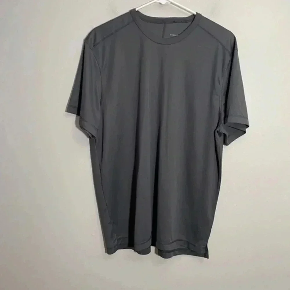 Everlane Breathable Sport Gray Short Sleeve T-shirt mens large - Picture 2 of 6